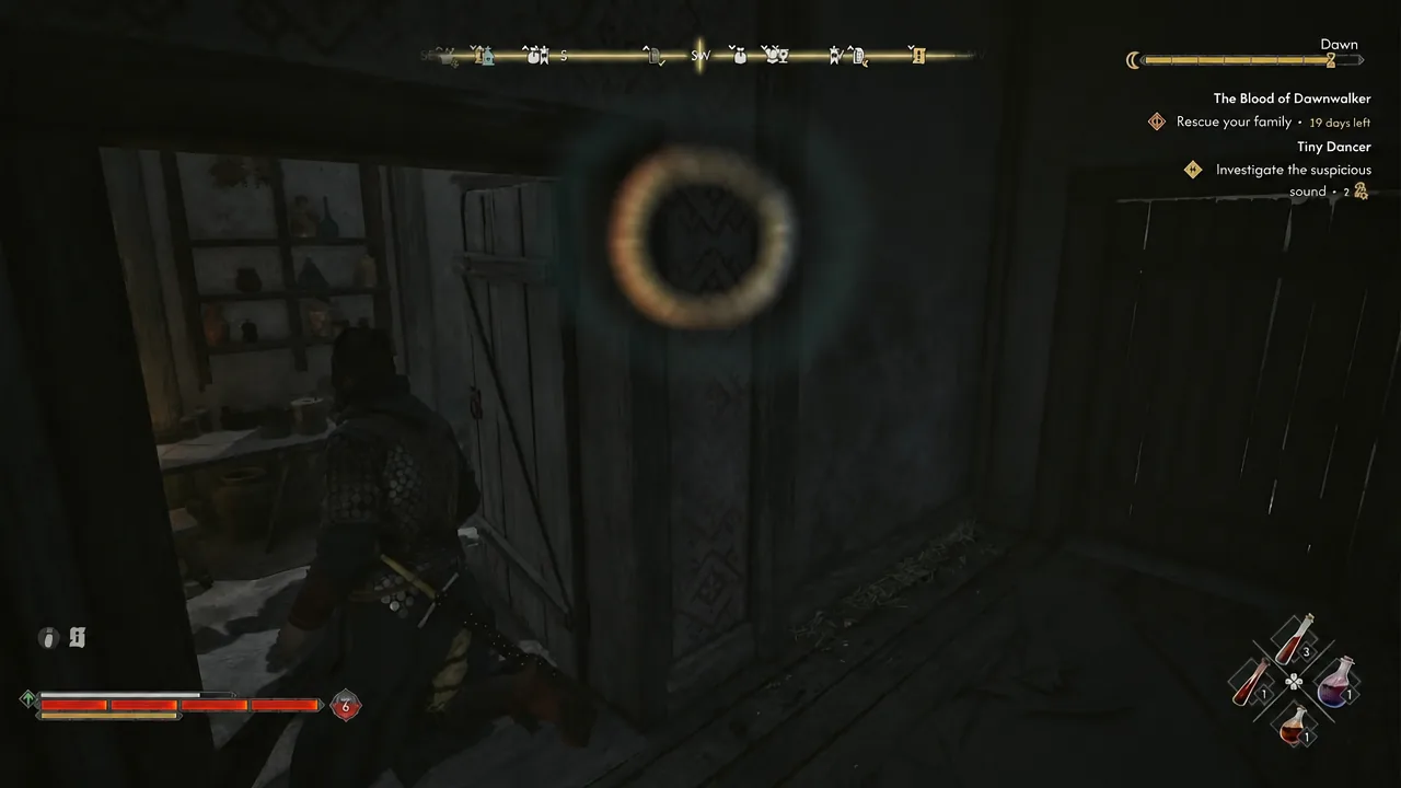 The freed Sanzhana on the table in the attic after the cage is unlocked