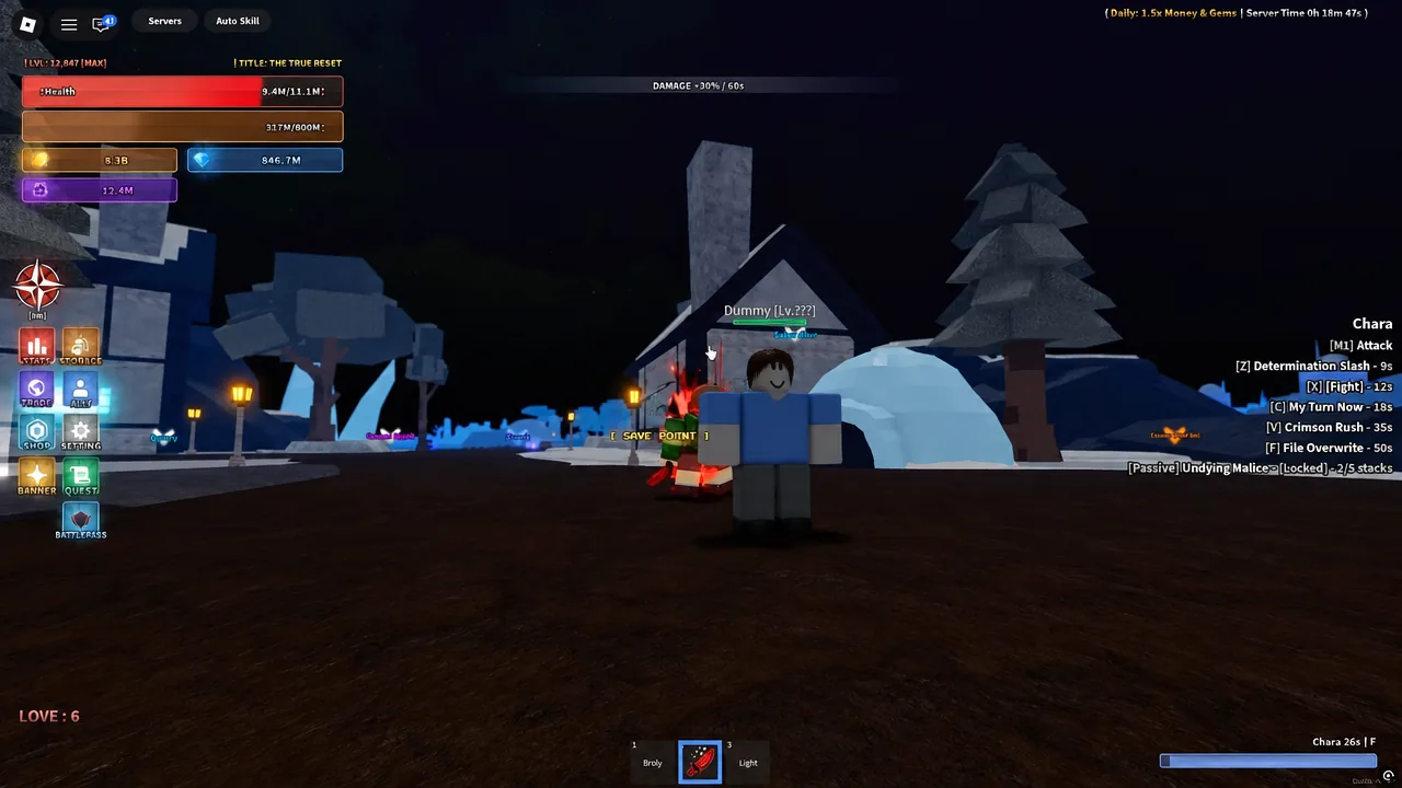 Rogue Piece: How to Get the Chara Weapon and Both F Moves