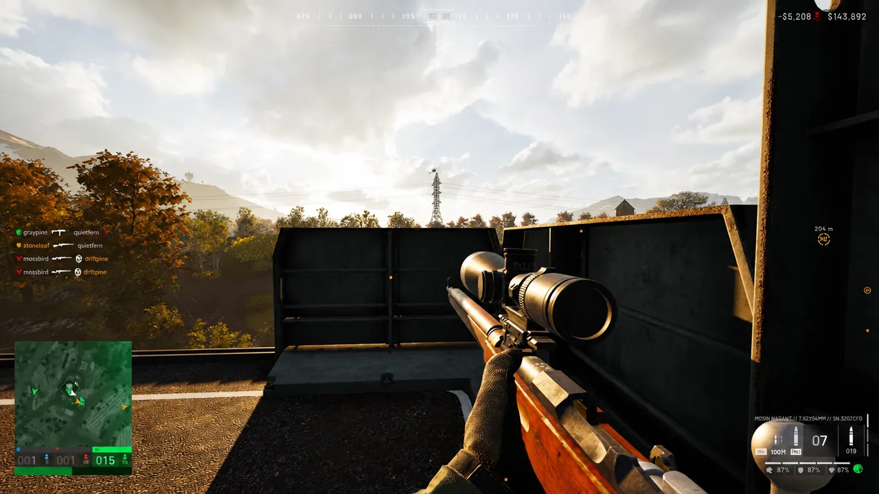 WARDOGS gameplay during a three-faction fight over the Control Zone