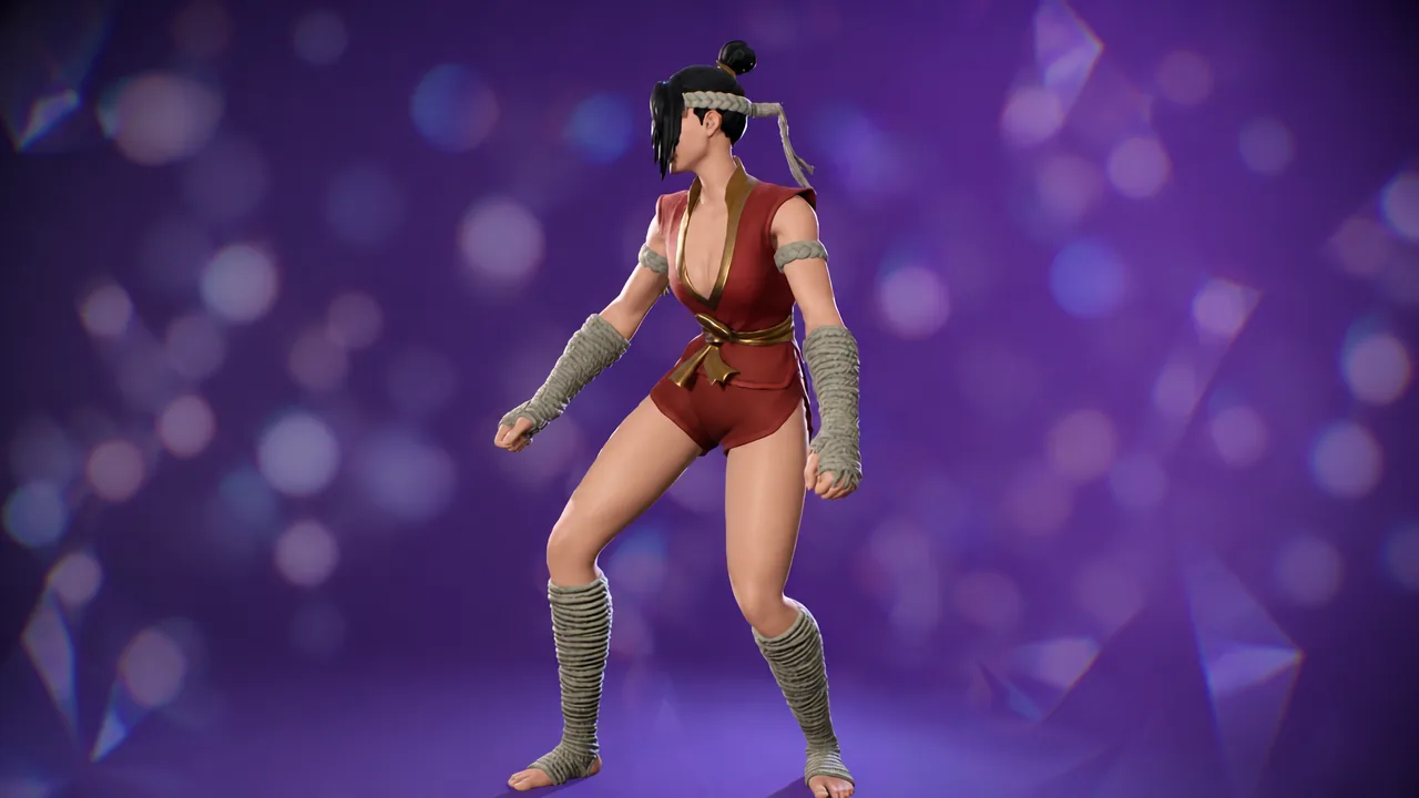 Mali performing the Lush Life dance with arm extensions and hip sways