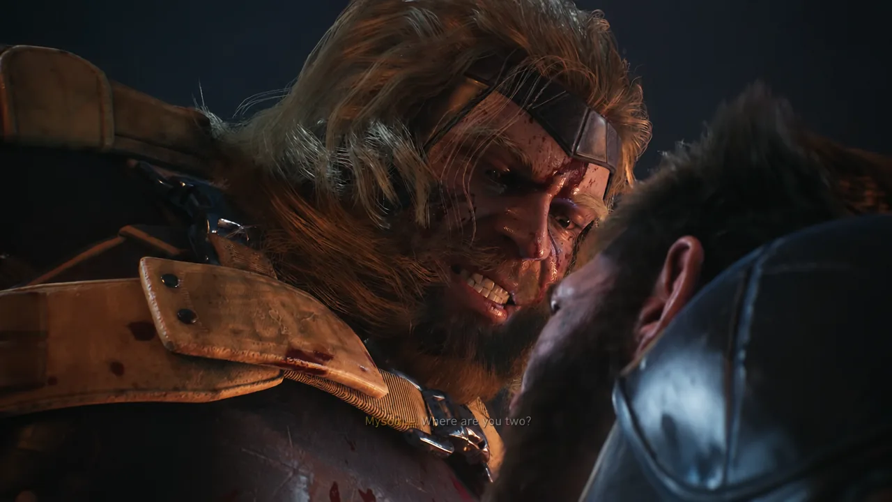 Logan fighting armoured guards in a Trask security corridor during a heavy combat encounter