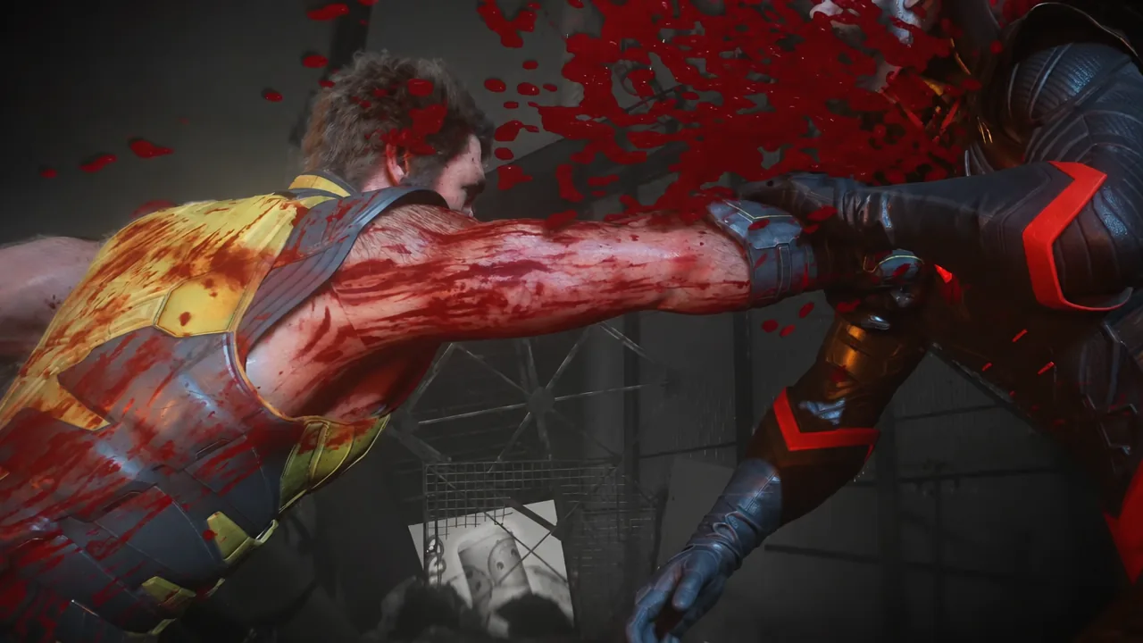 Jean Grey rises into the air surrounded by the fiery Phoenix Raptor as Logan finishes the Essex clones