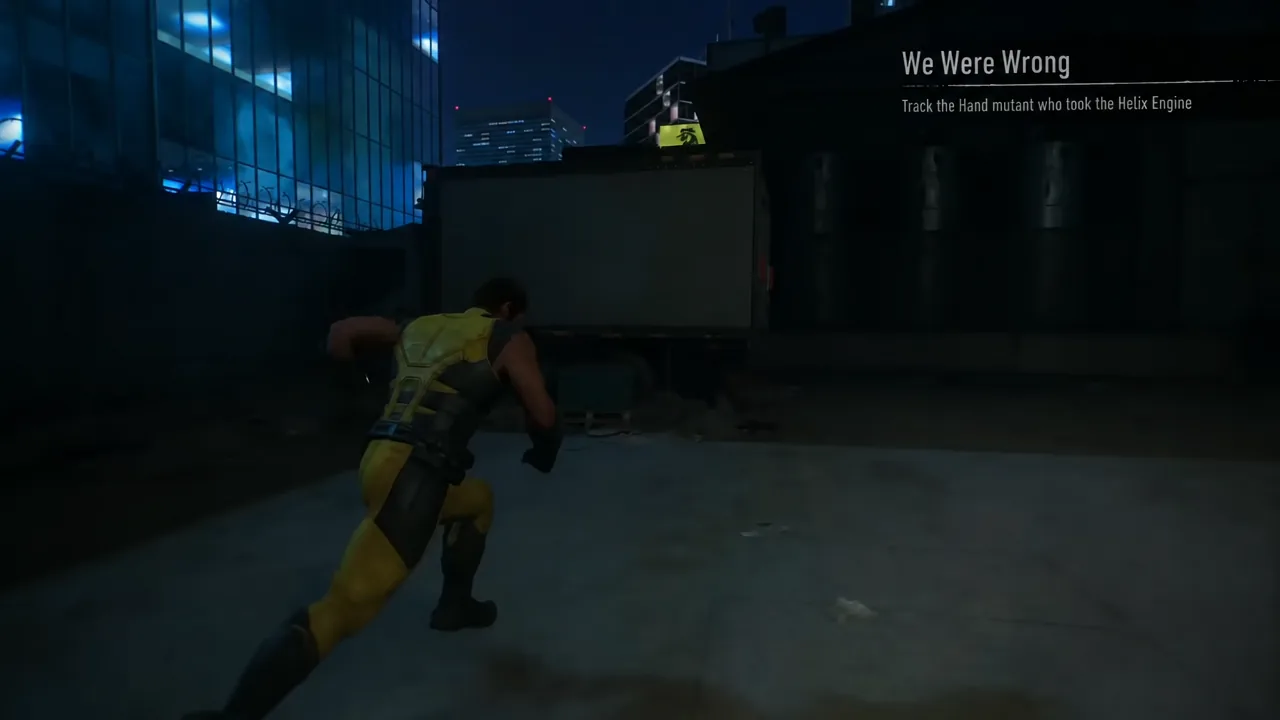 The We Were Wrong objective to track the Hand mutant who took the Helix Engine on screen