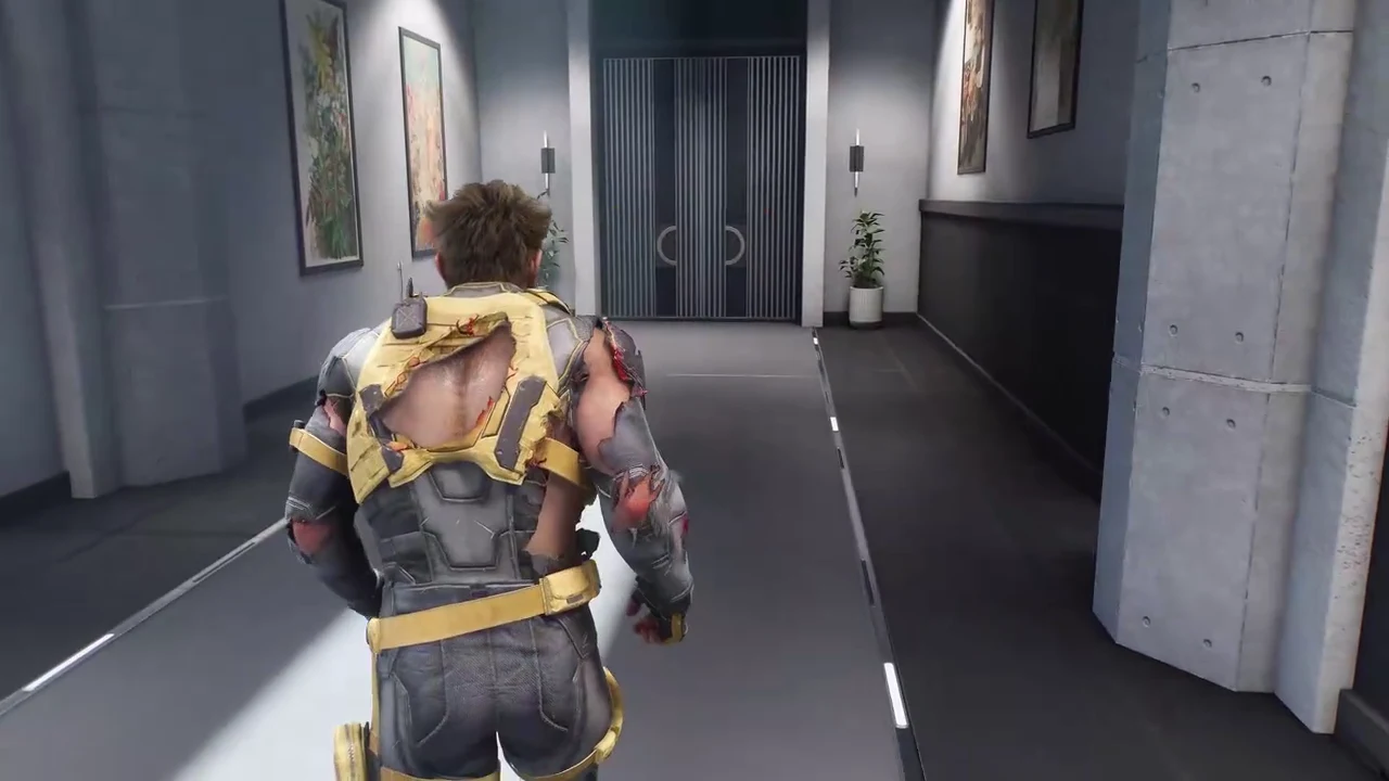 The "get some rest" objective sends Logan down to the living quarters.