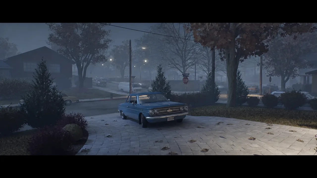 Michael Myers holding a throwable hatchet at the start of an Orange Grove Estates match