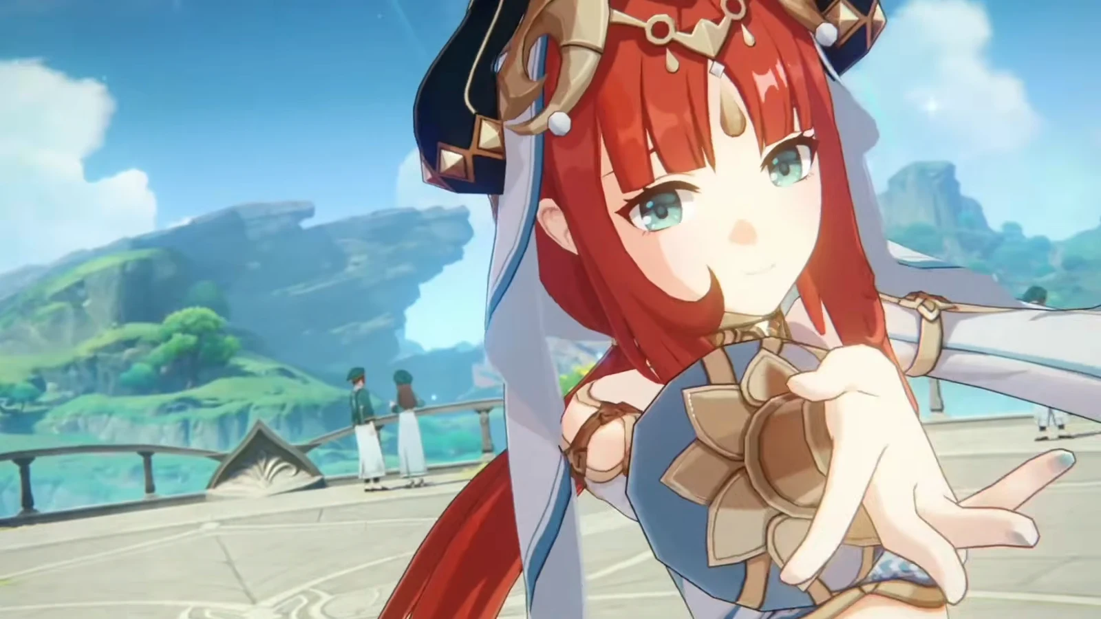 On-screen banner noting that Mitya's constellation CRIT Rate buff has been changed to a self-buff