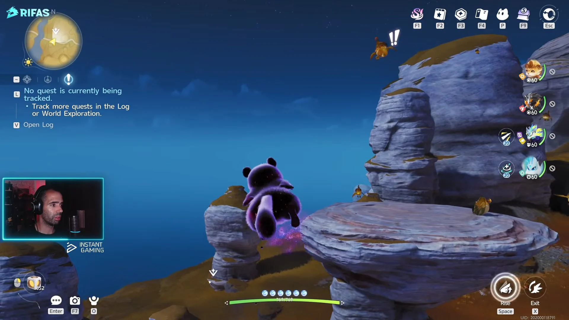 Stamina demonstration