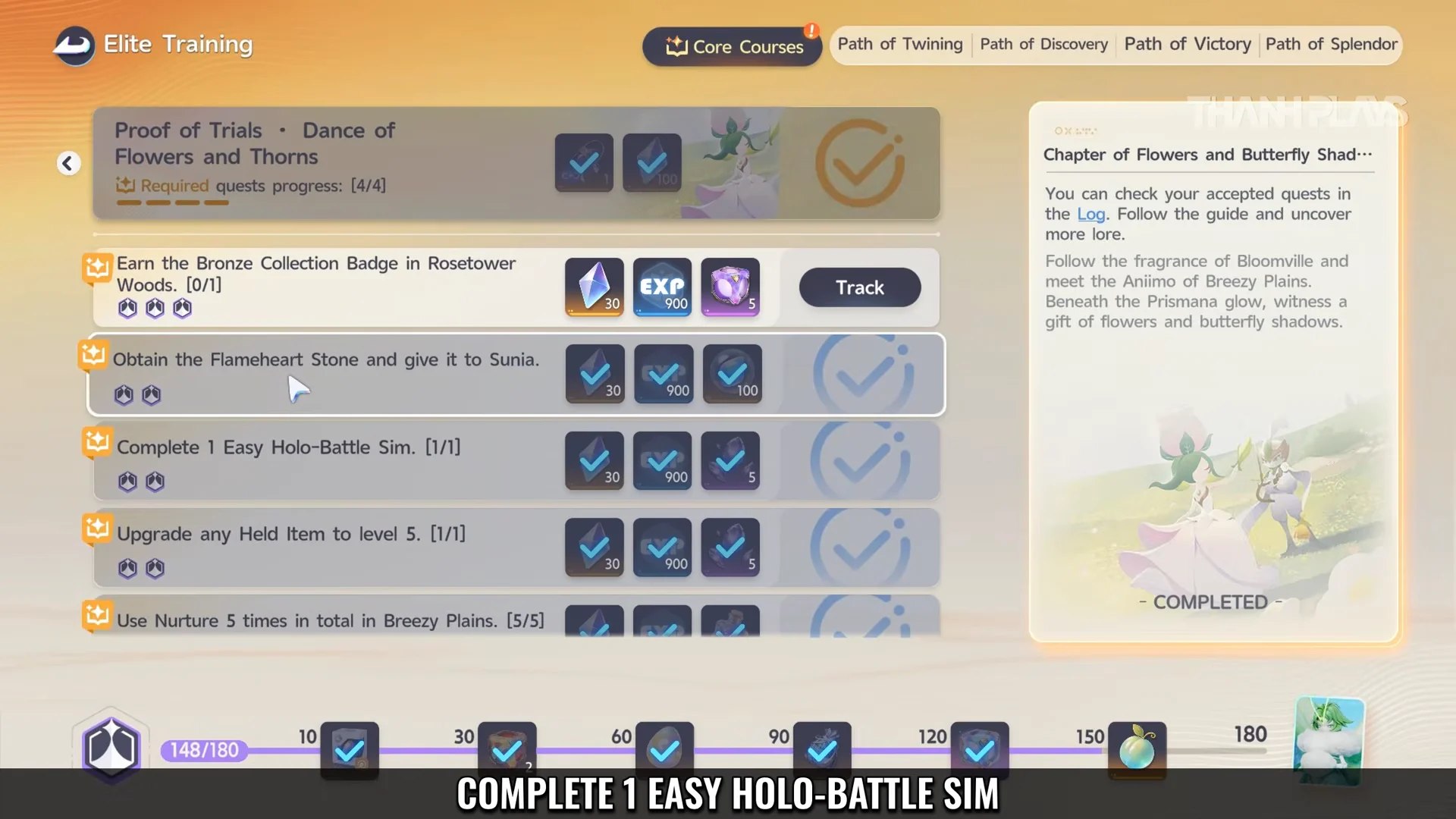 Story quest chapter details