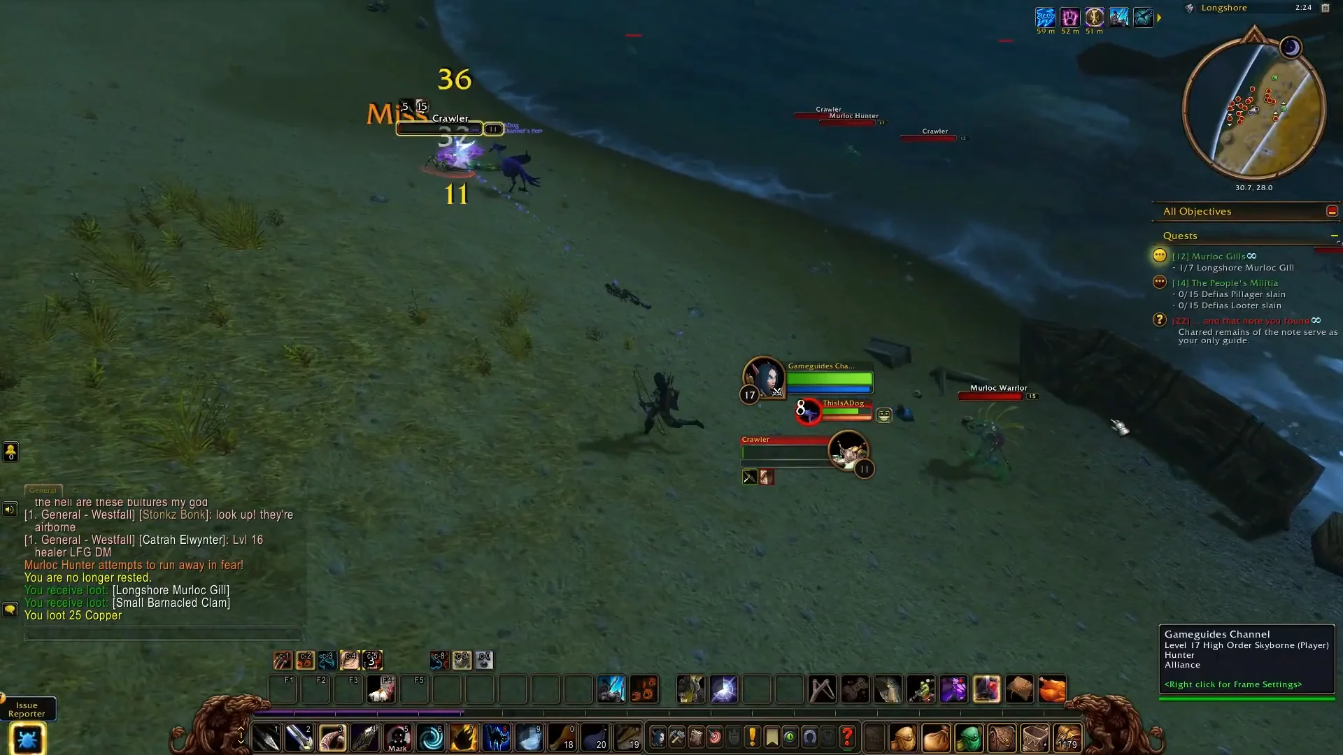 Hunting Murlocs & Collecting Gills