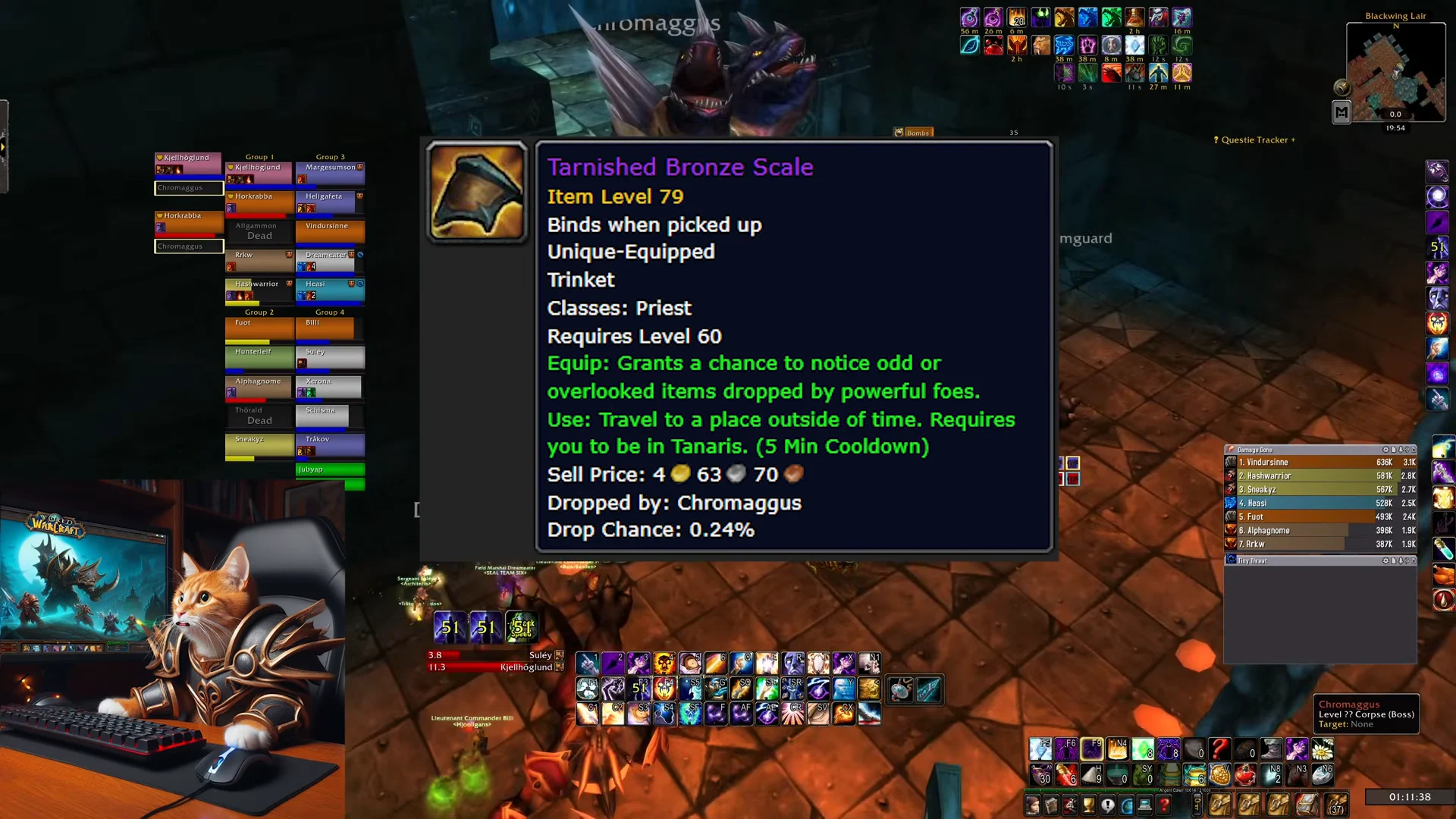 Obtaining Tarnished Bronze Scale