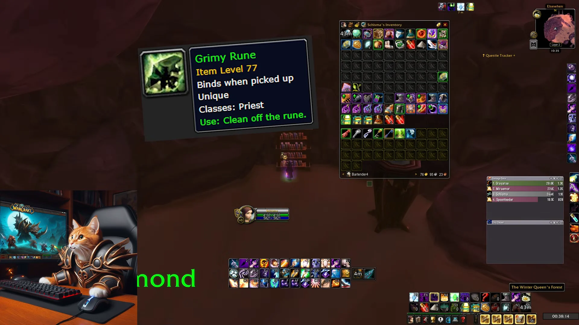 Farming and Cleaning Grimy Runes