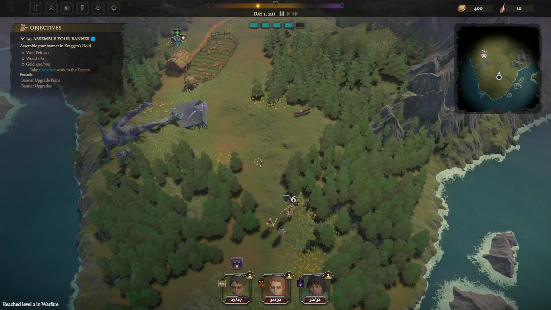 Resource Gathering on Overworld
