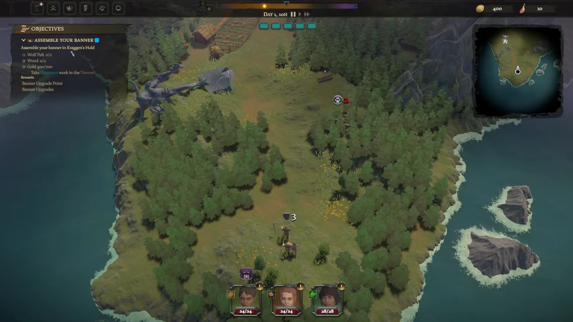 Overworld Map & Initial Objectives