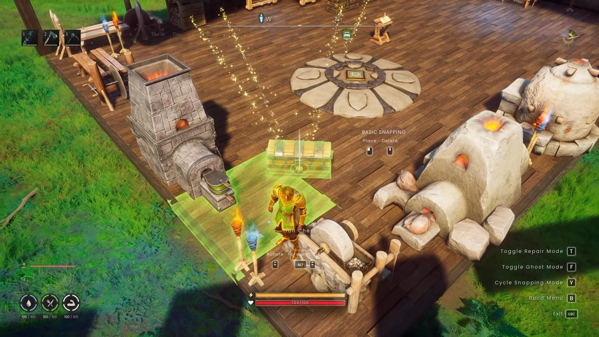 Linked Chest Radius & Visual Sparkles