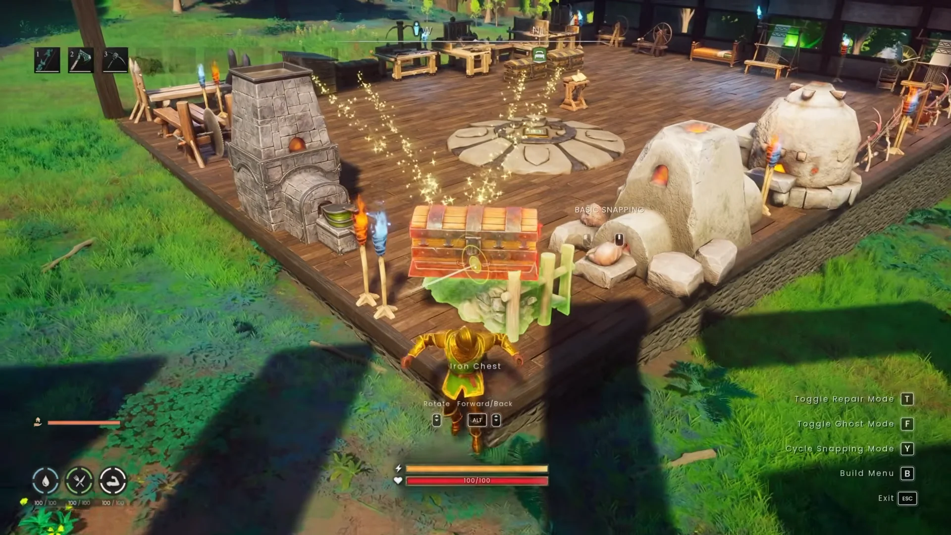 Recipe-Based Stations & Linked Chest Radius