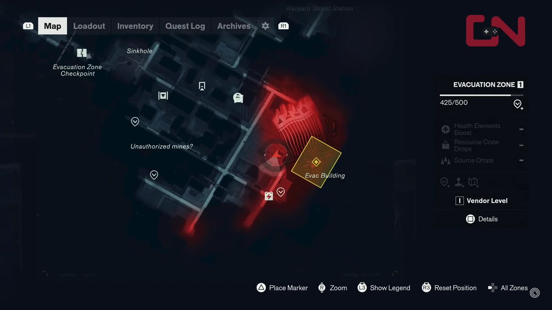 Evac Building Map