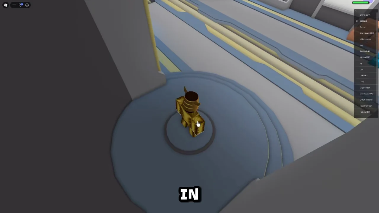 Returning to top platform