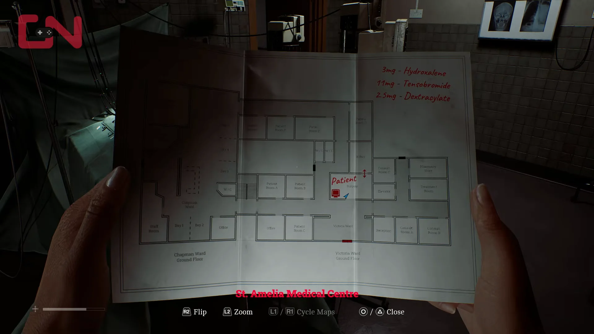 Reviewing Medical Centre Map