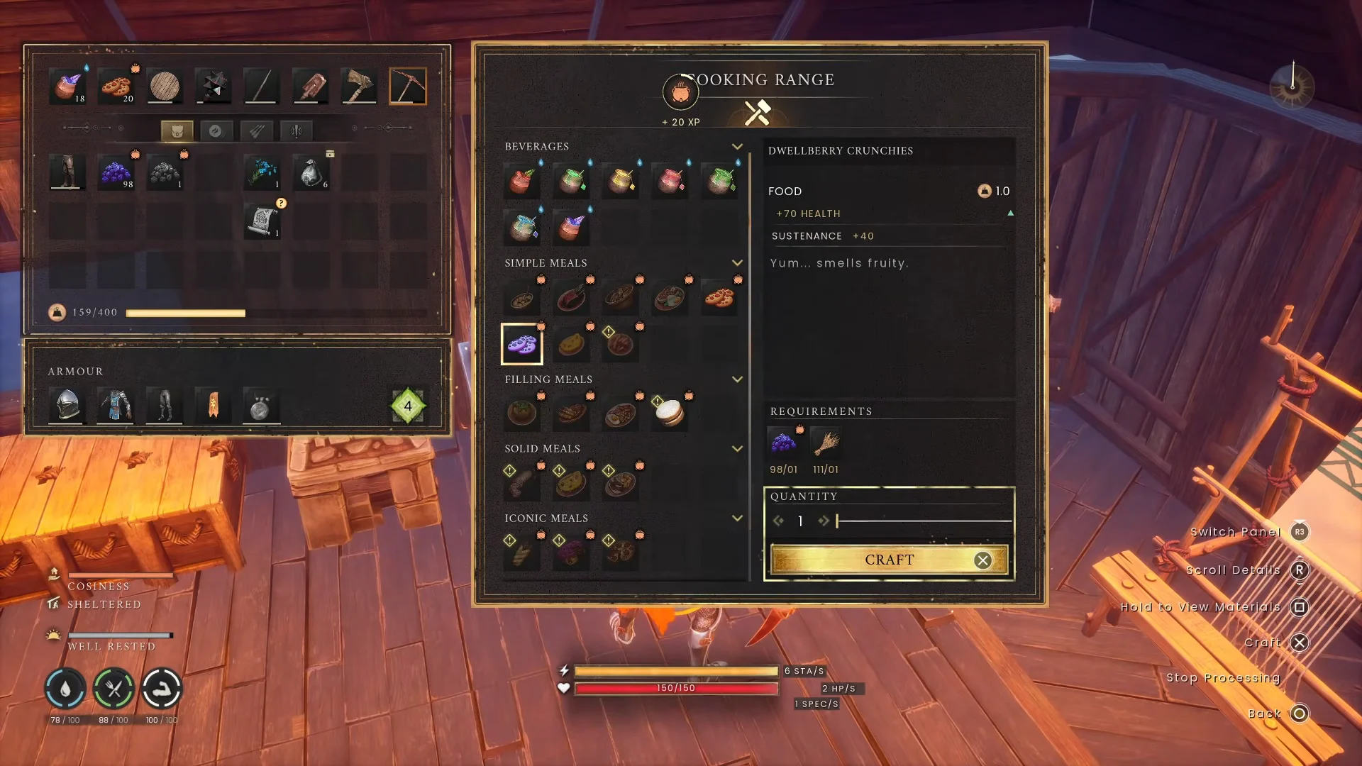 Base Management & Tool Crafting Prep
