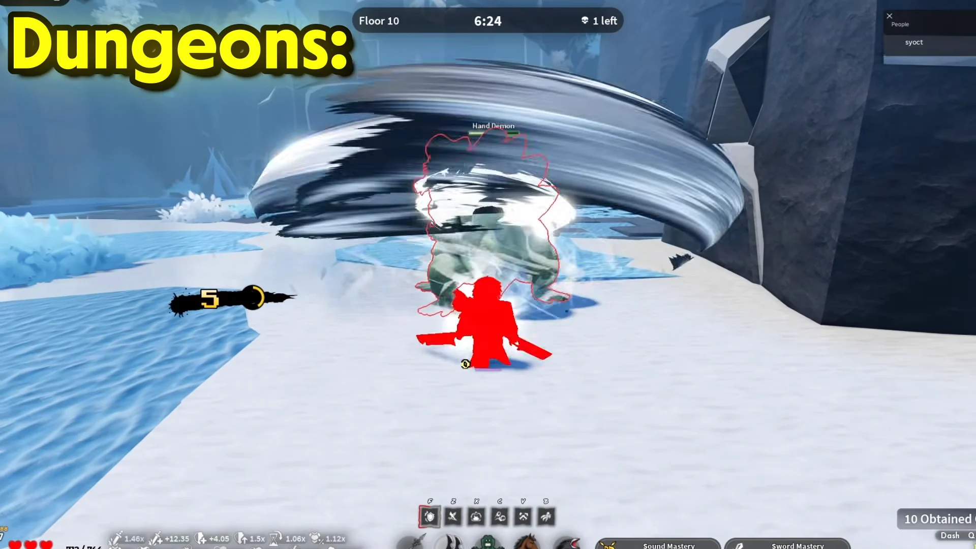 Dungeon Boss Floor: Hand Demon