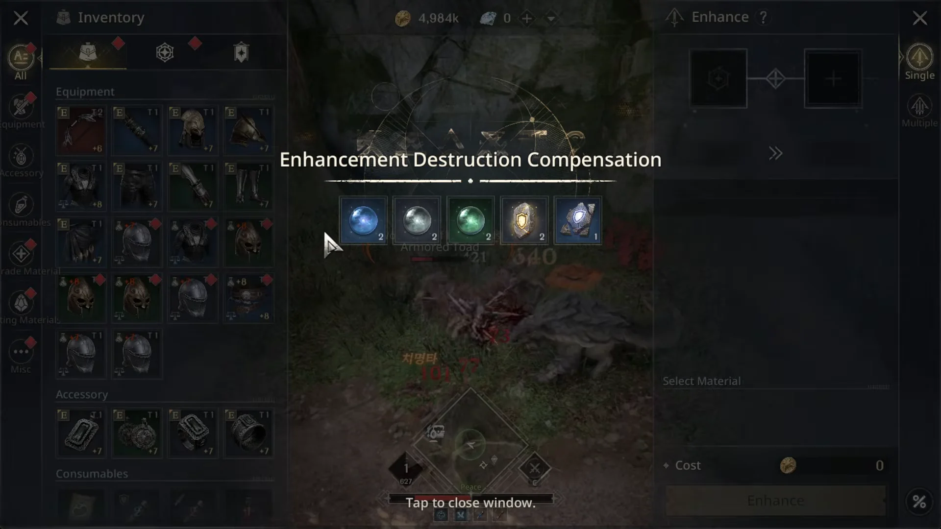 High Enhancement & Destruction Compensation