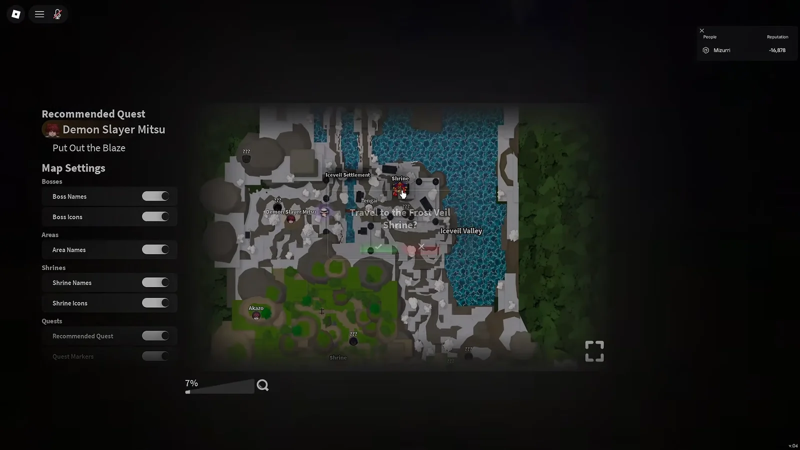 Leveling 100+ and Iceveil Valley restocking quest