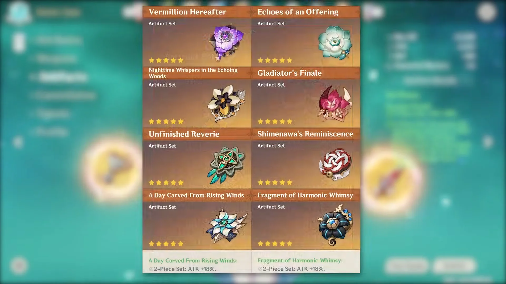 Alternative Artifacts & Stats