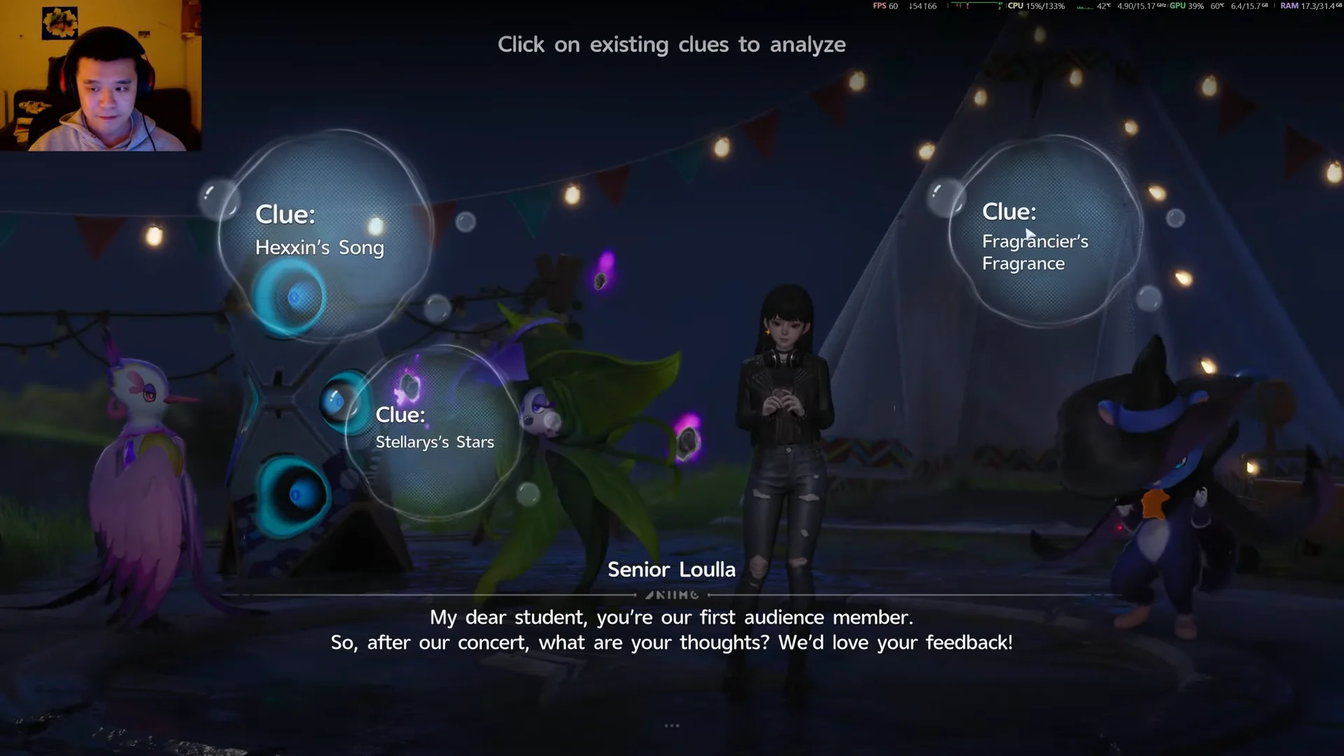 Loulla's Concert & Clue Analysis