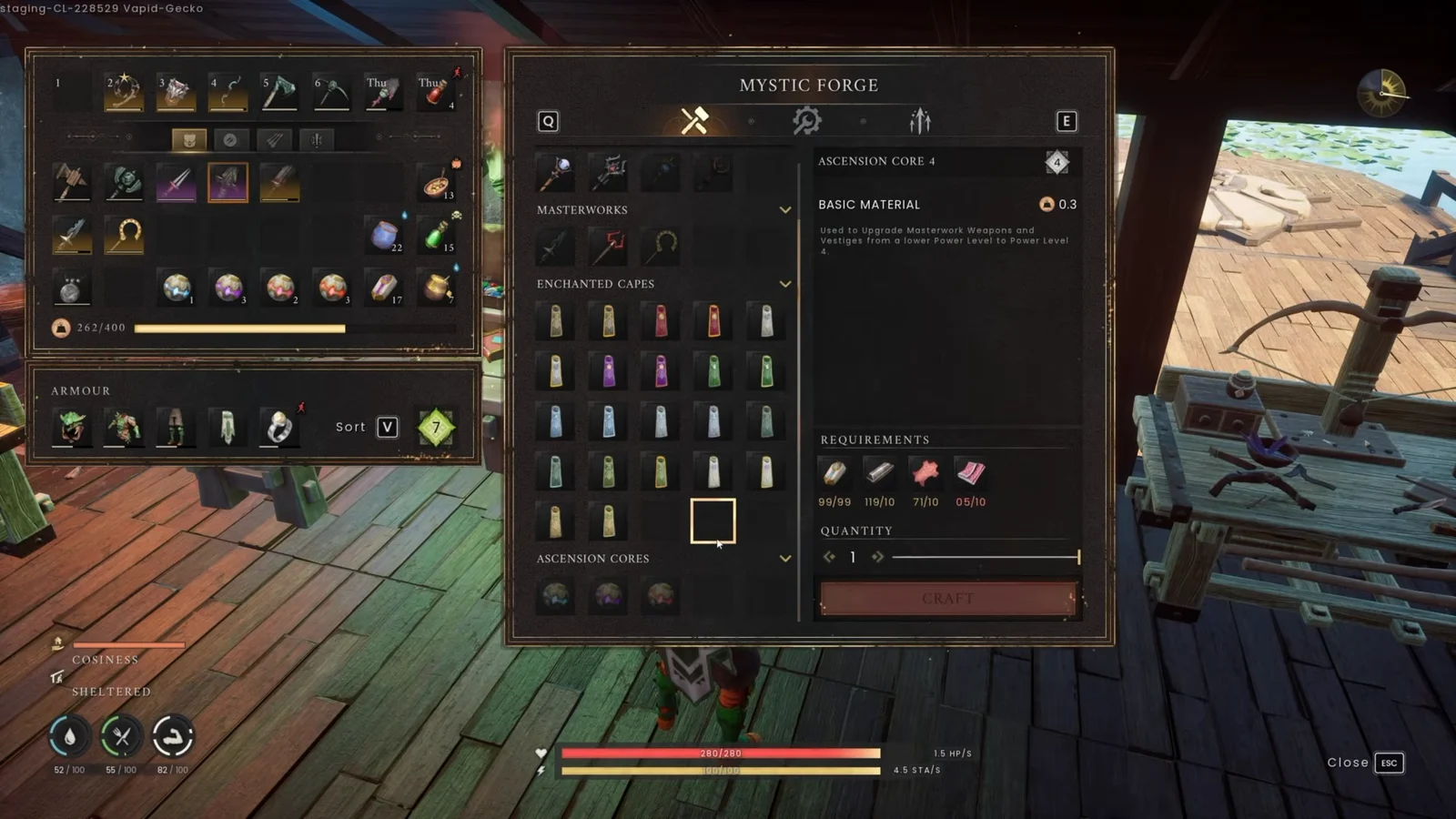 Crafting Ascension Cores