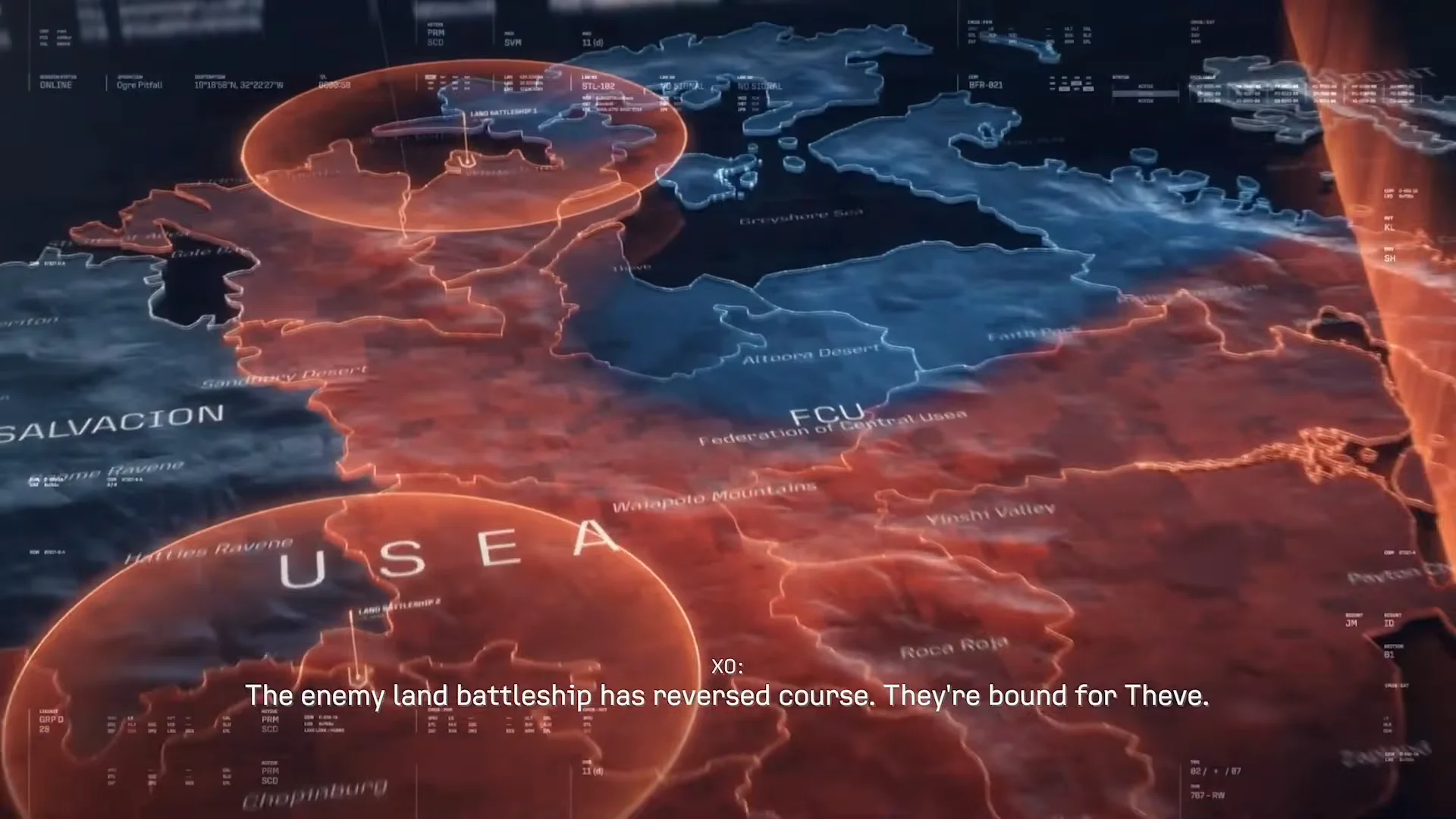 Central Usea Strategic Map