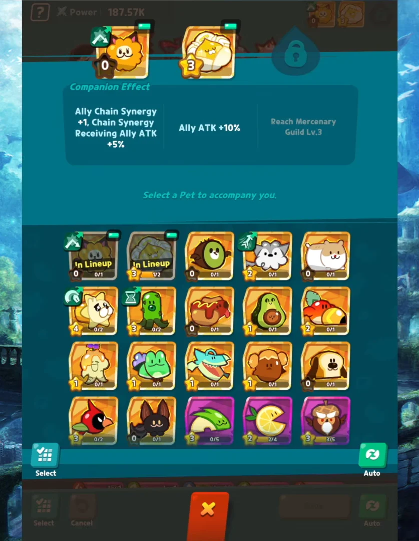 Pet choices and synergy effects