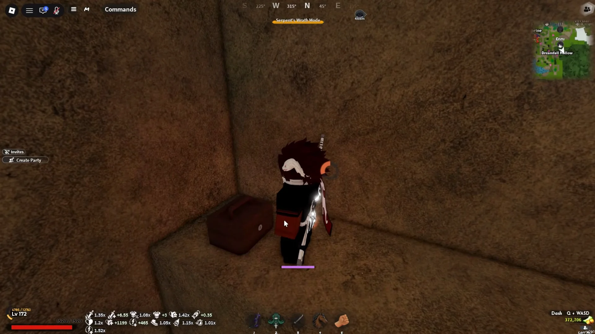 Serpent Schematic Cave and Chest
