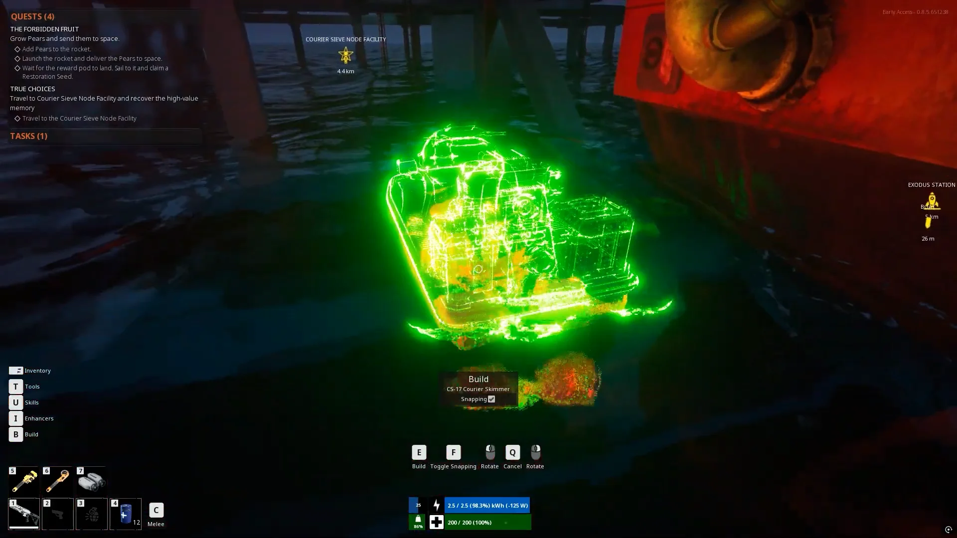 Constructing the Skimmer