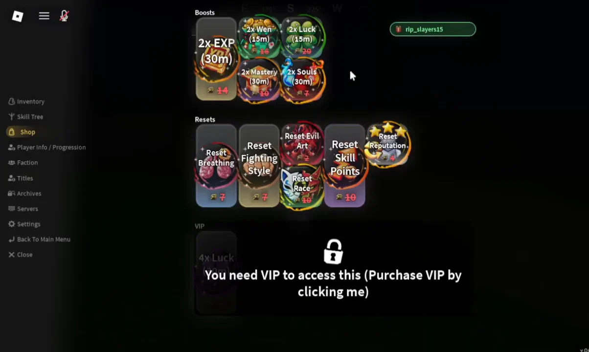 Gifting Item