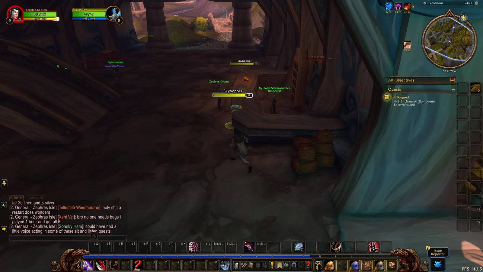 Eliminating fifth and sixth Skyhoppers