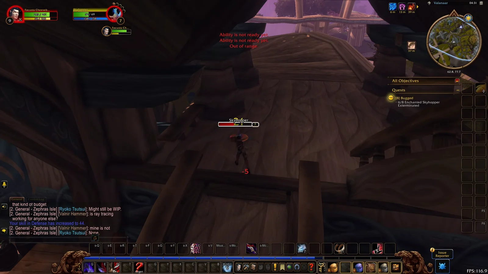 Defeating seventh Skyhopper