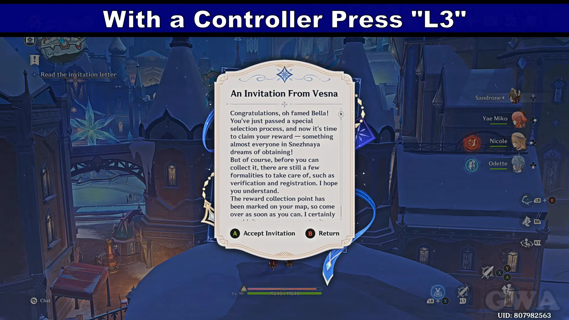 Open Letter on Controller