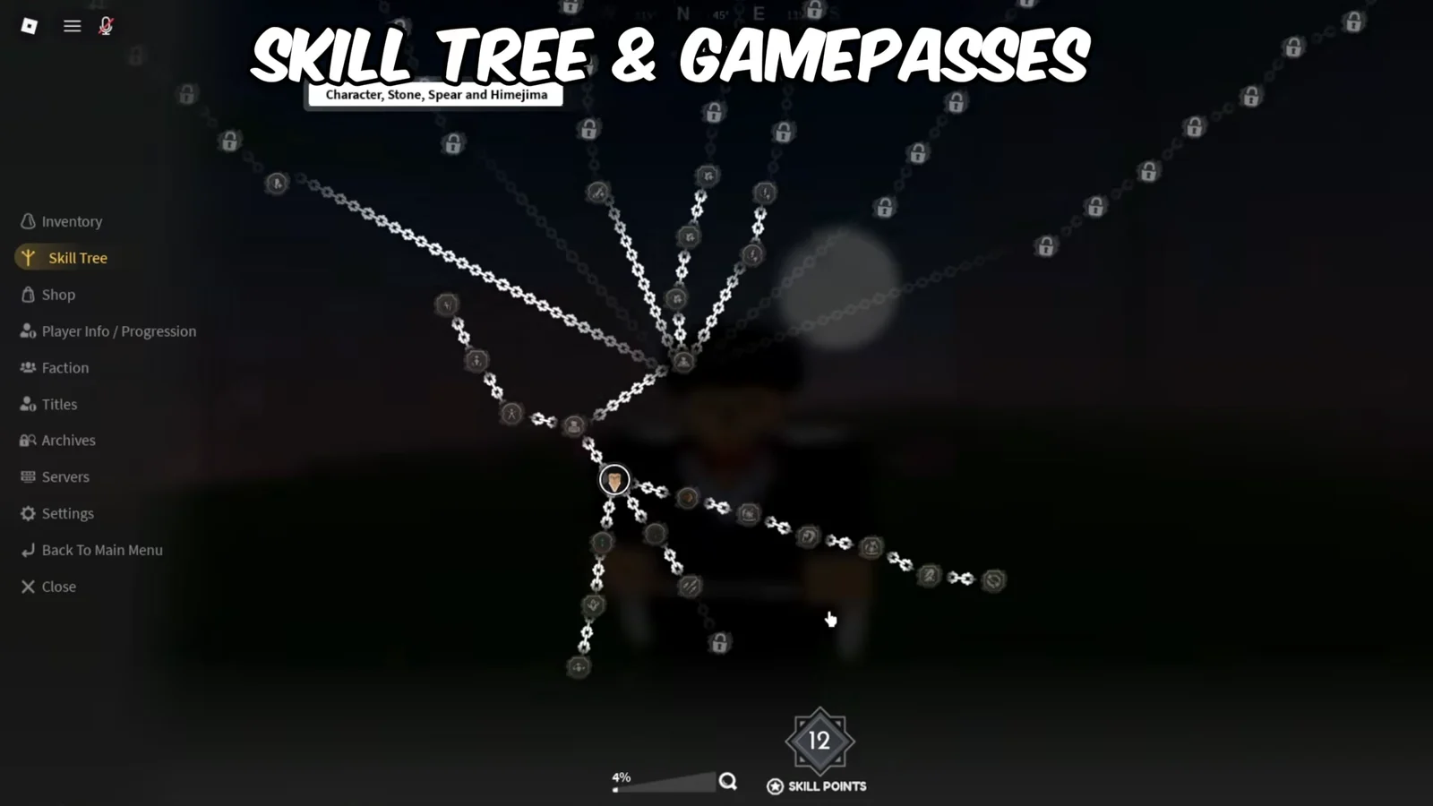 Skill Tree & Gamepasses