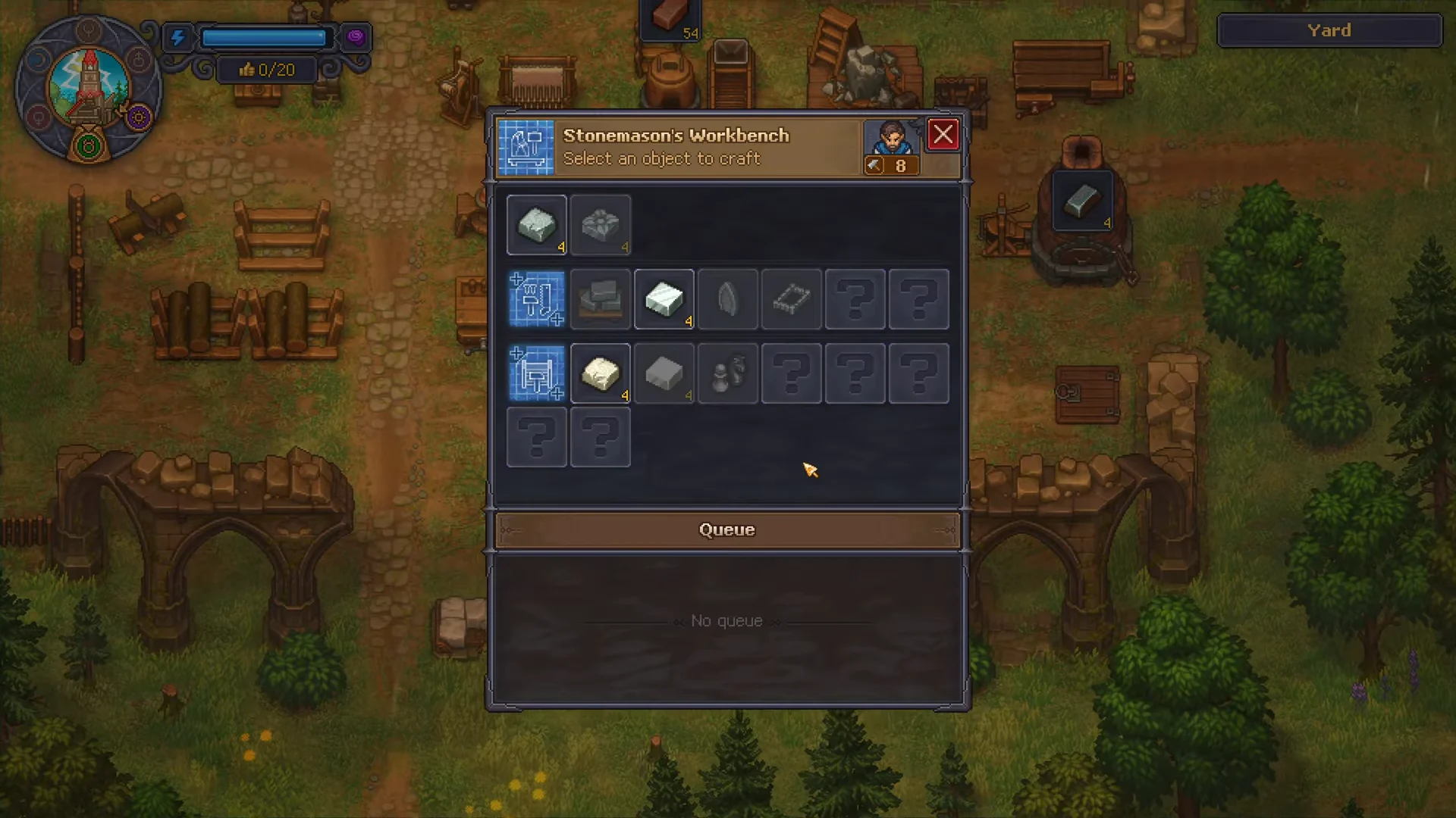 Stone Delivery & Crafting at Base