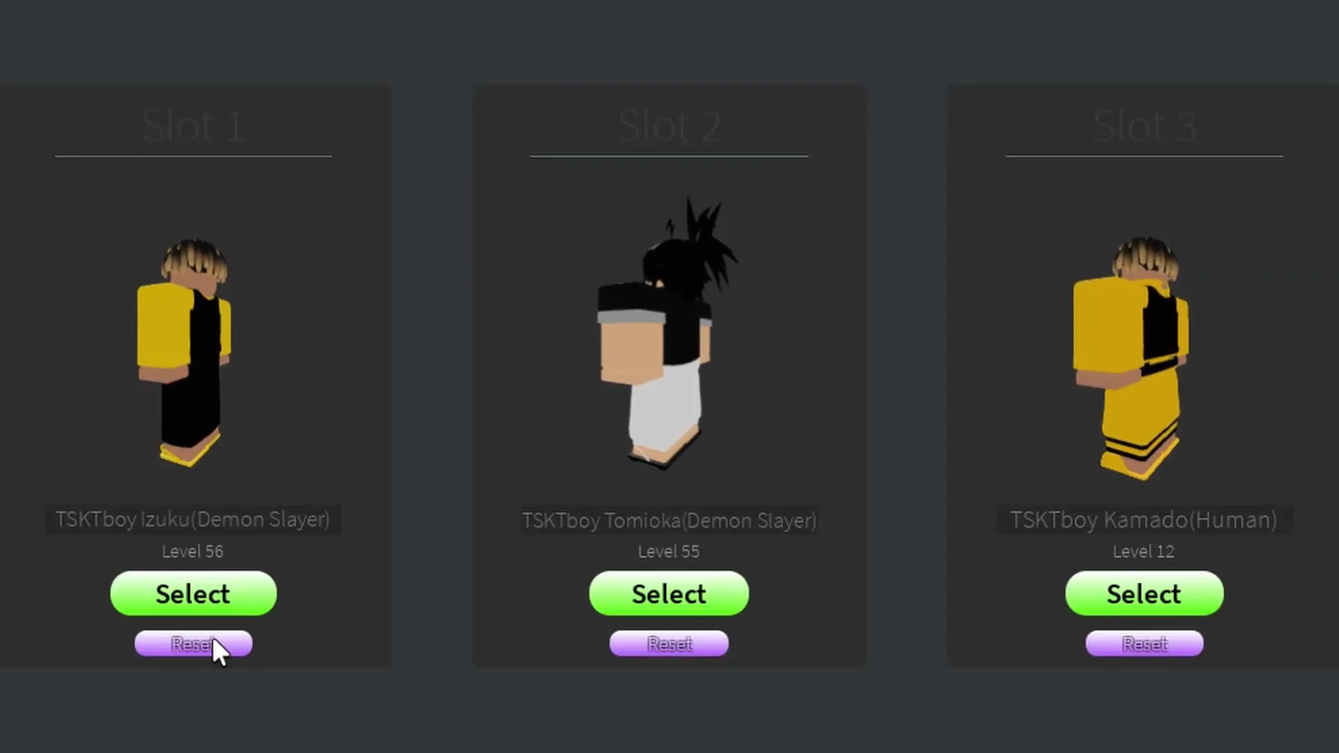 Extra Character Slots