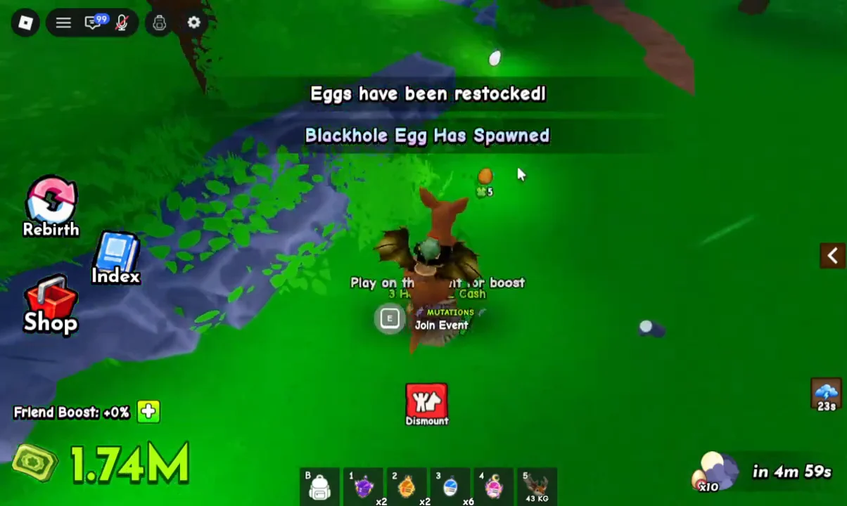 Event Notifications on Screen