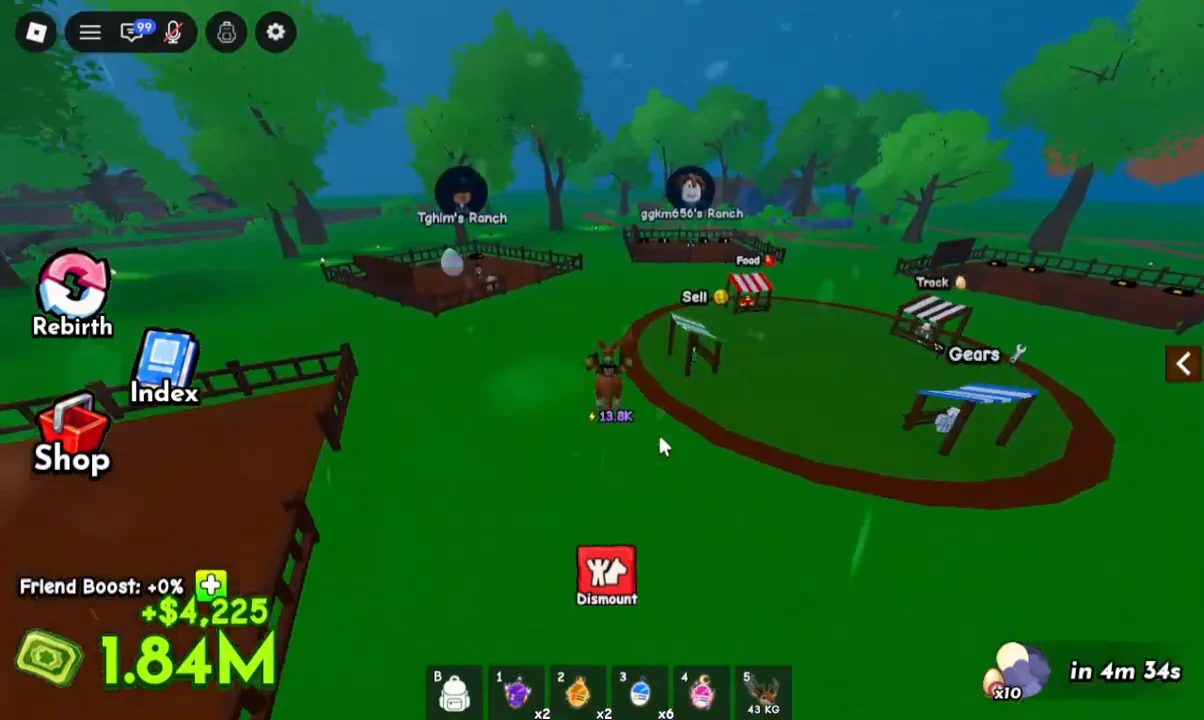 Exploring Other Players' Ranches