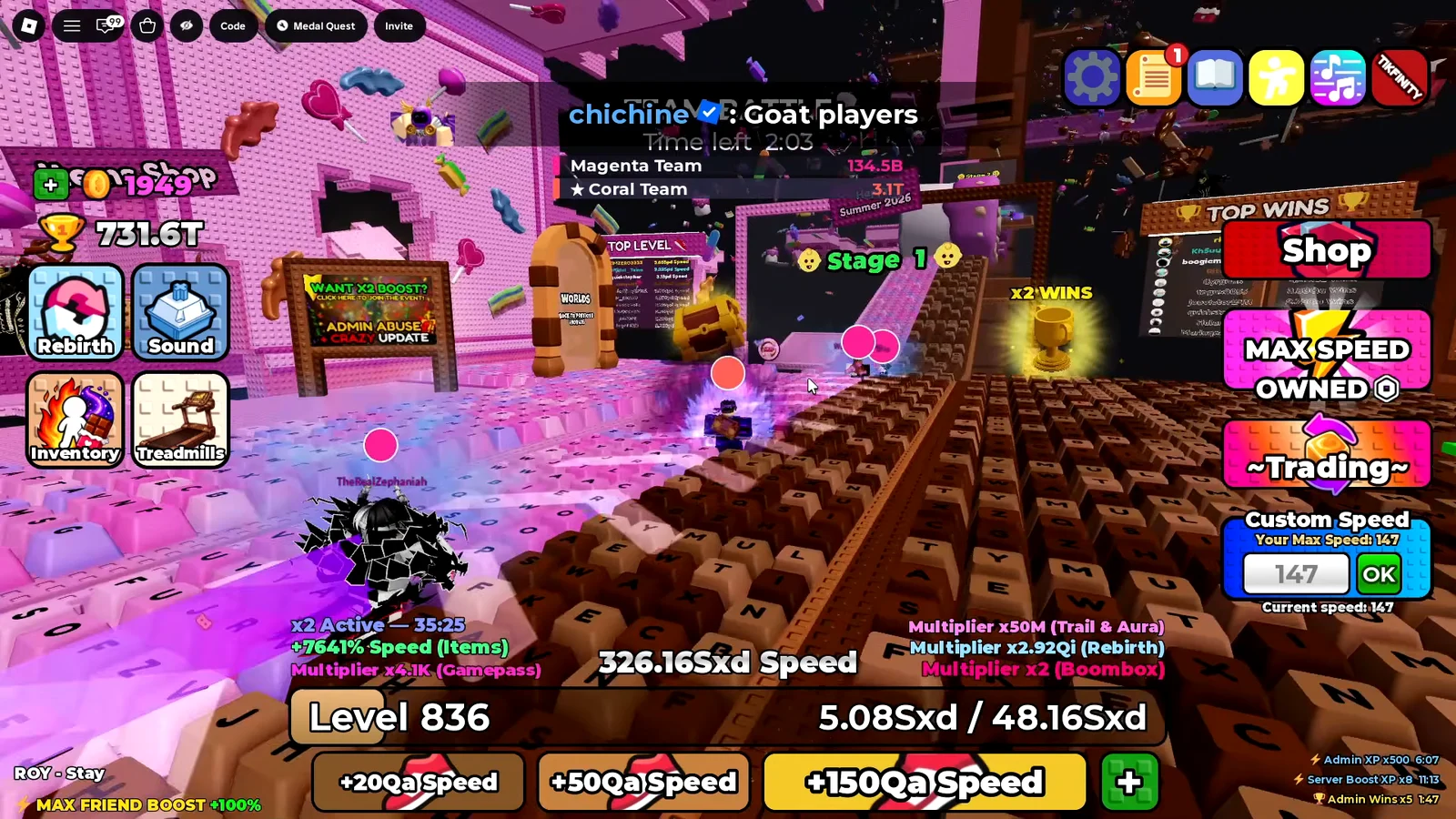 Initial Boss Stage Run