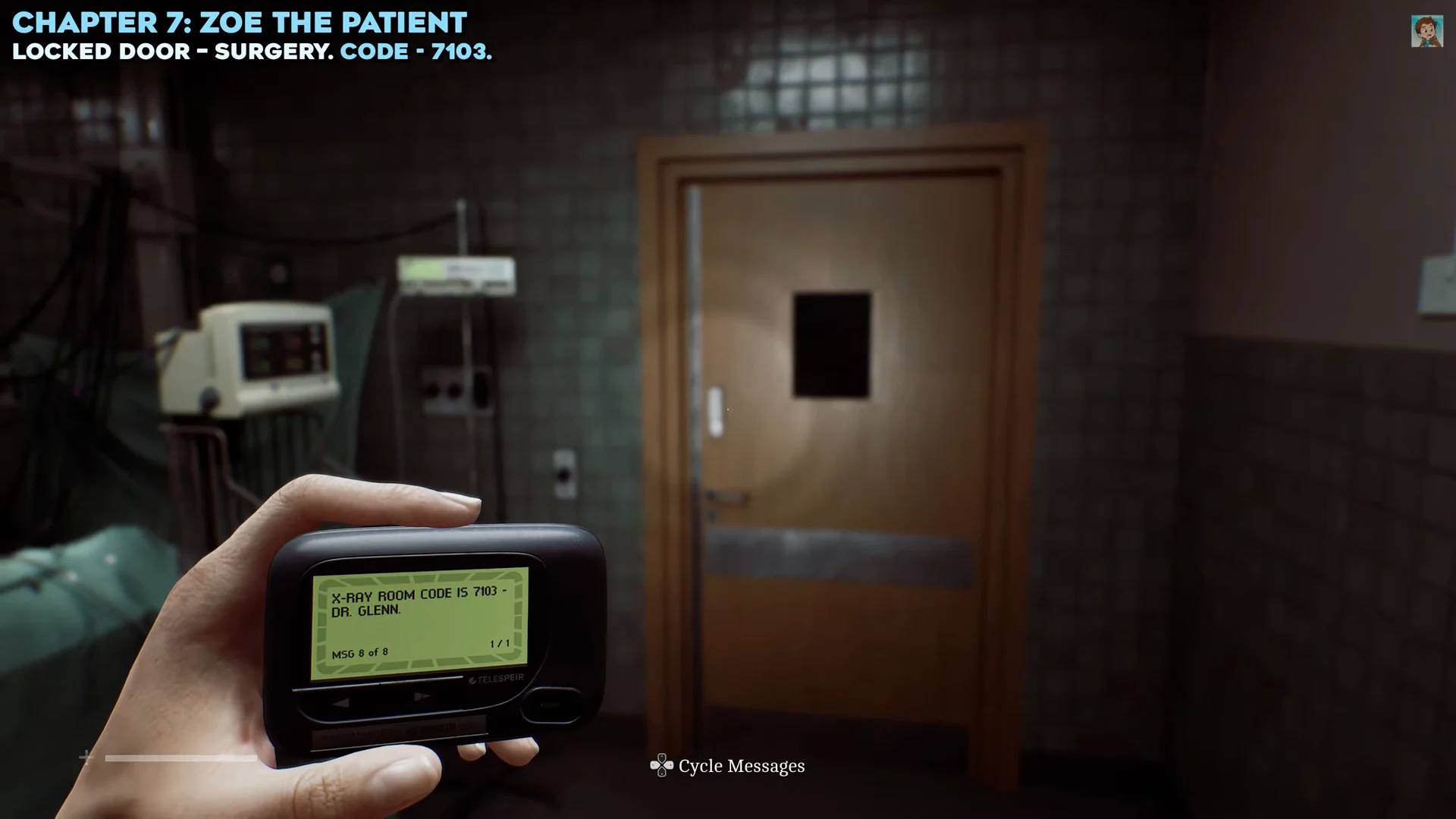 Checking Pager and Door Code