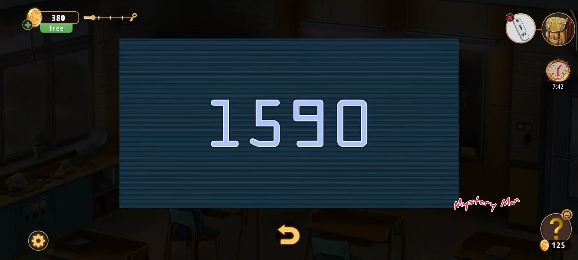 Screen Code 1590