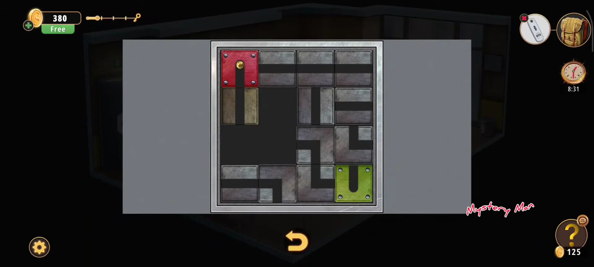 Under-Sink Sliding Puzzle