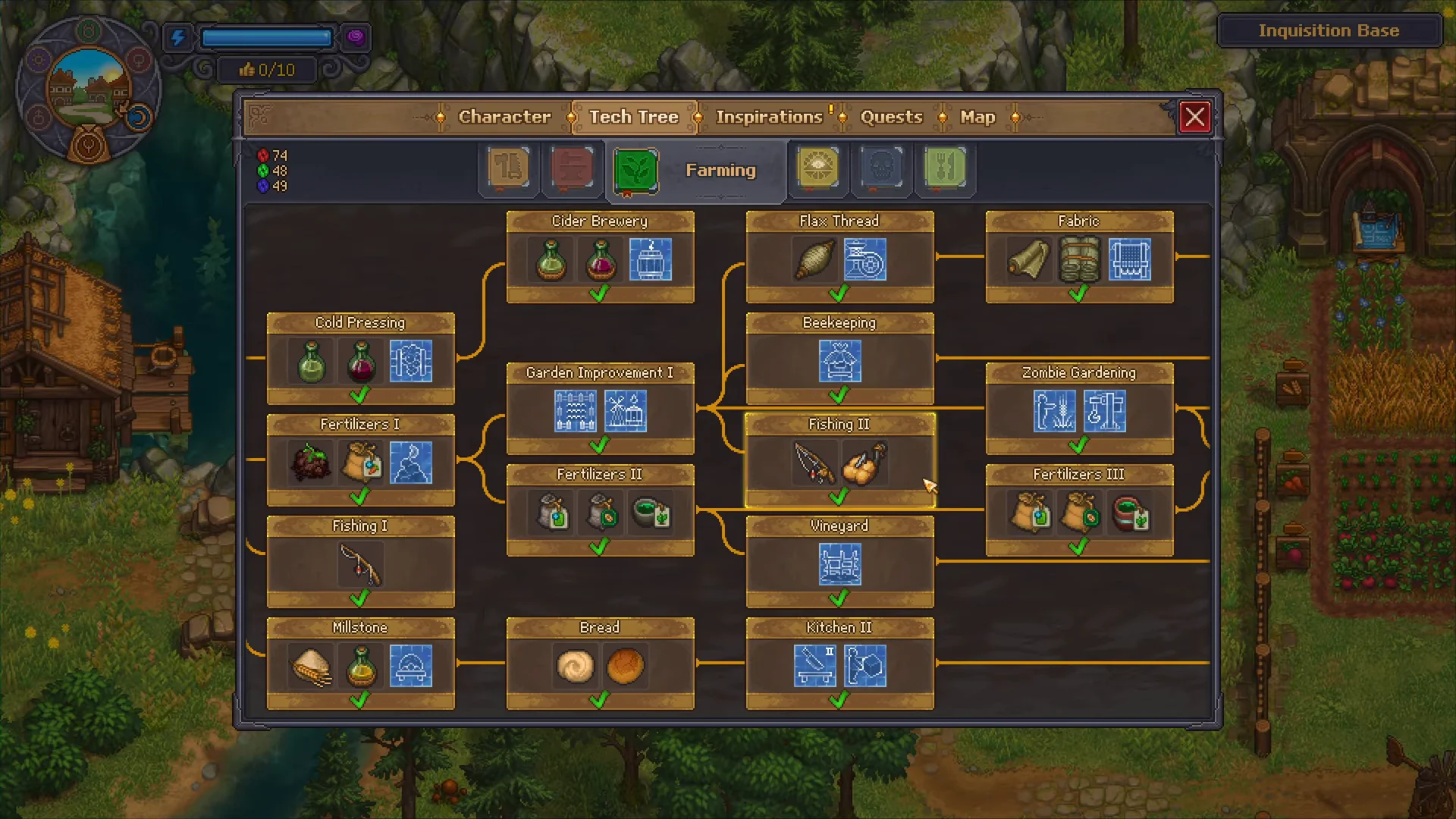 Tech Tree Unlocks