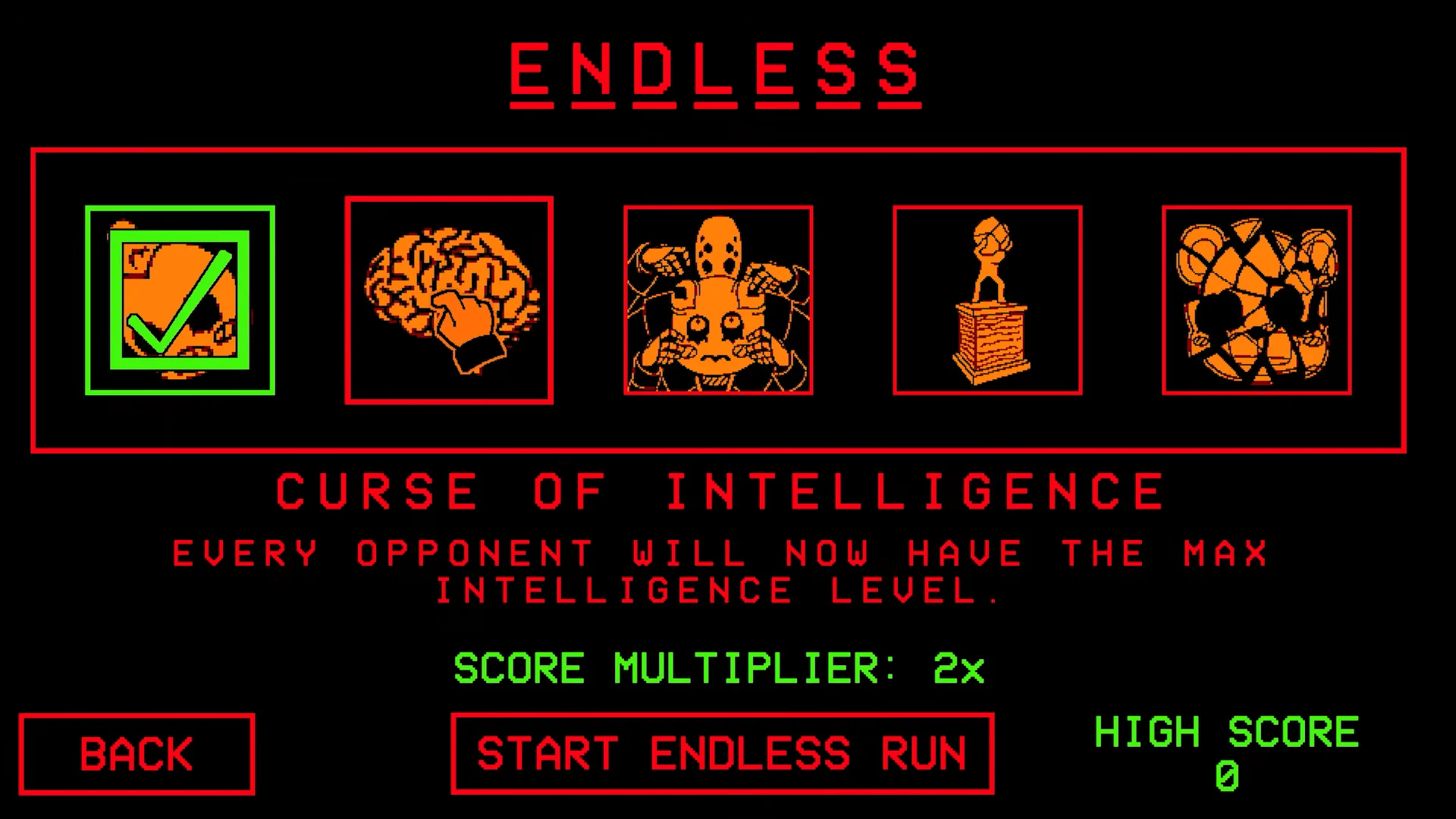Endless Mode Curse Modifiers