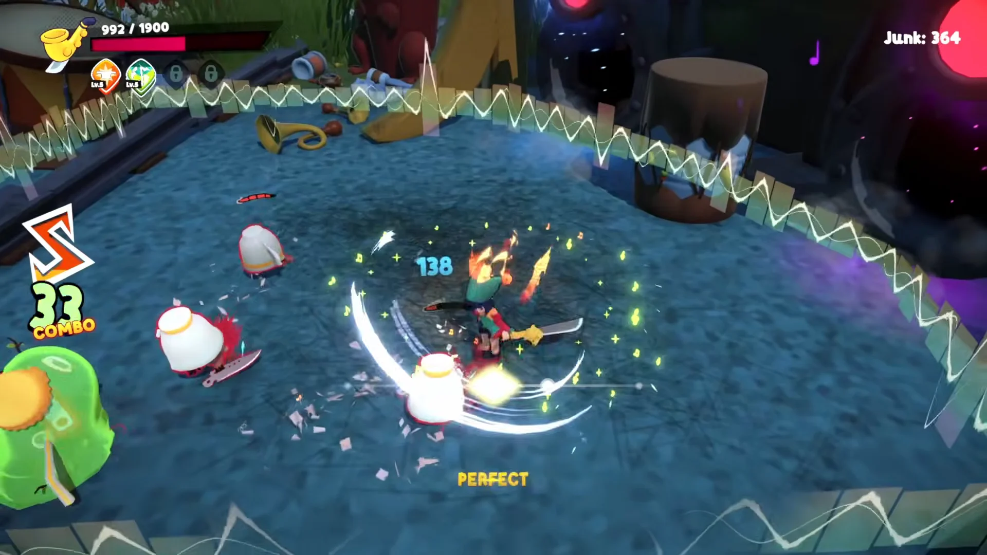 Varied battle arenas