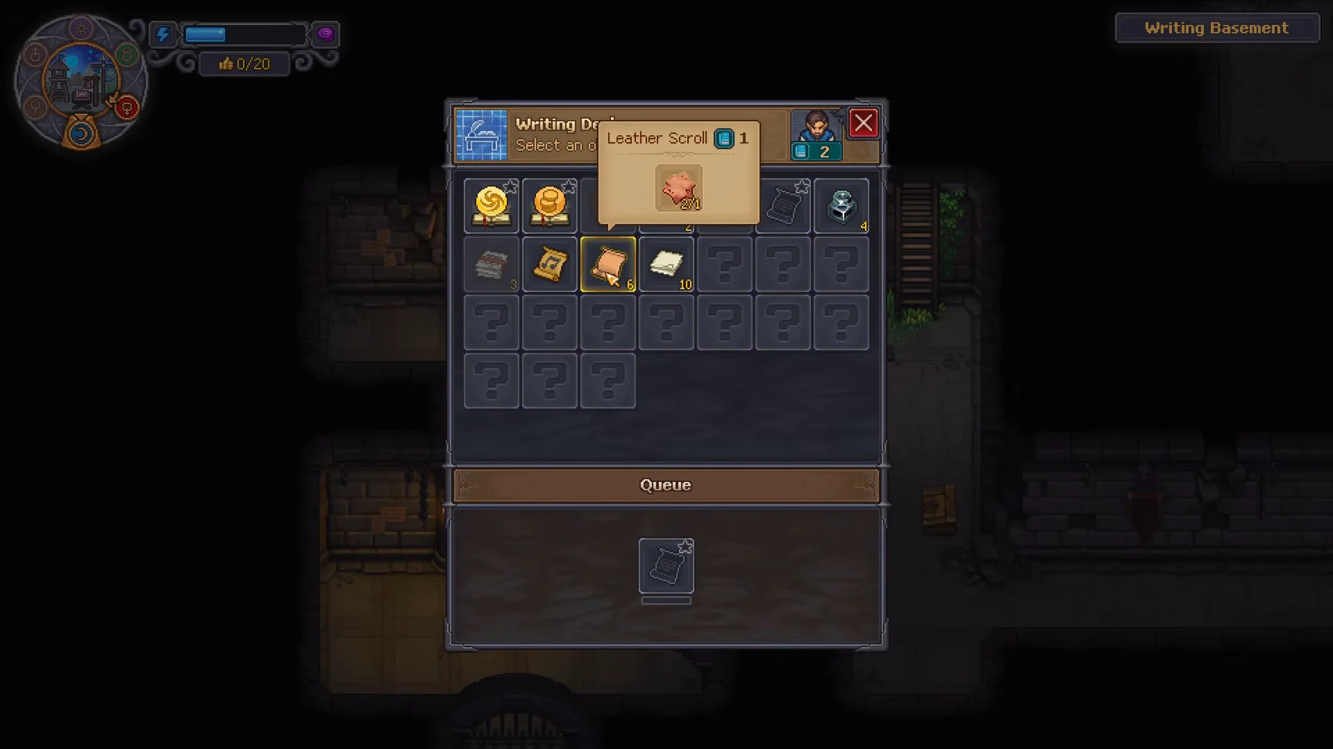 Crafting Leather Scrolls